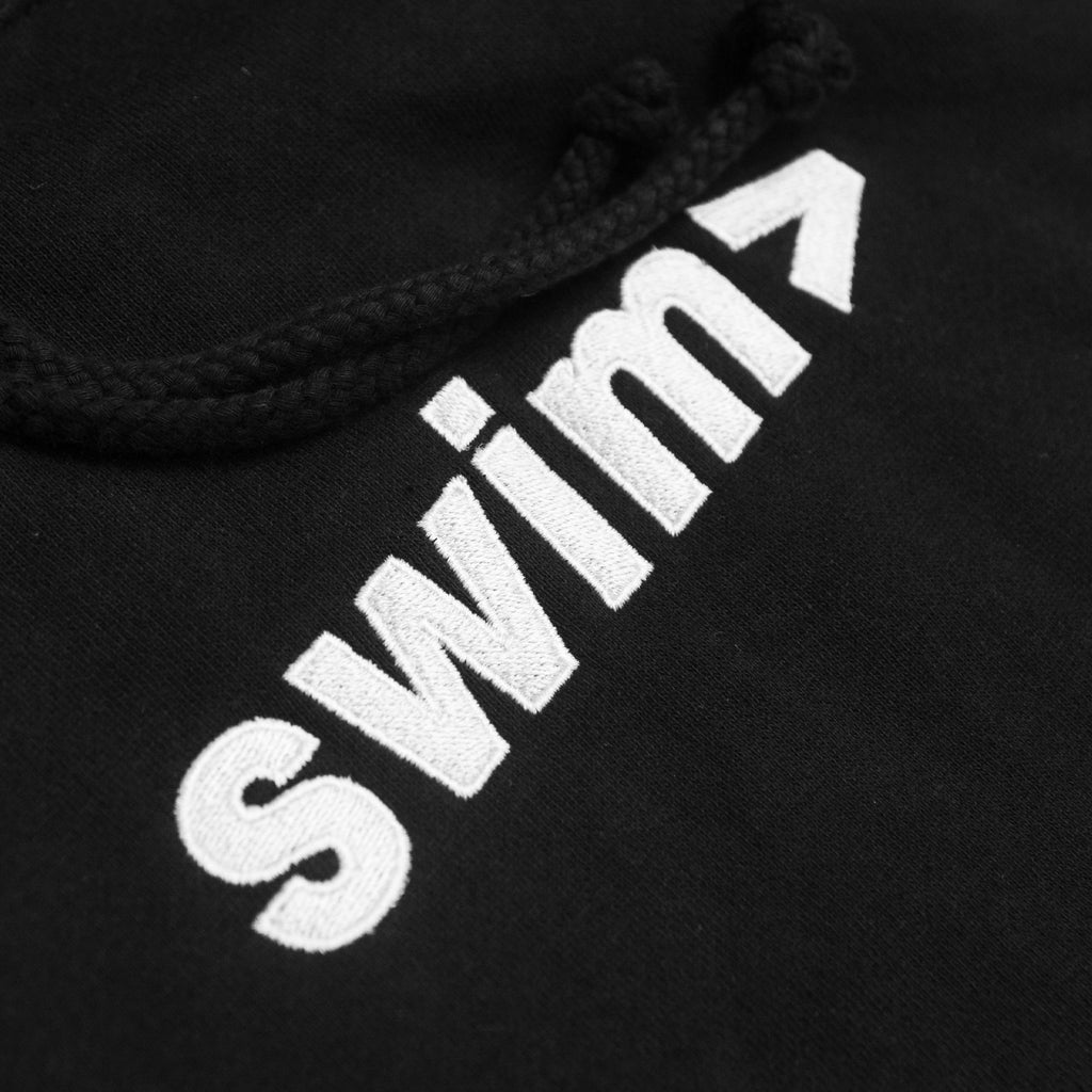 swim> classic black hoodie