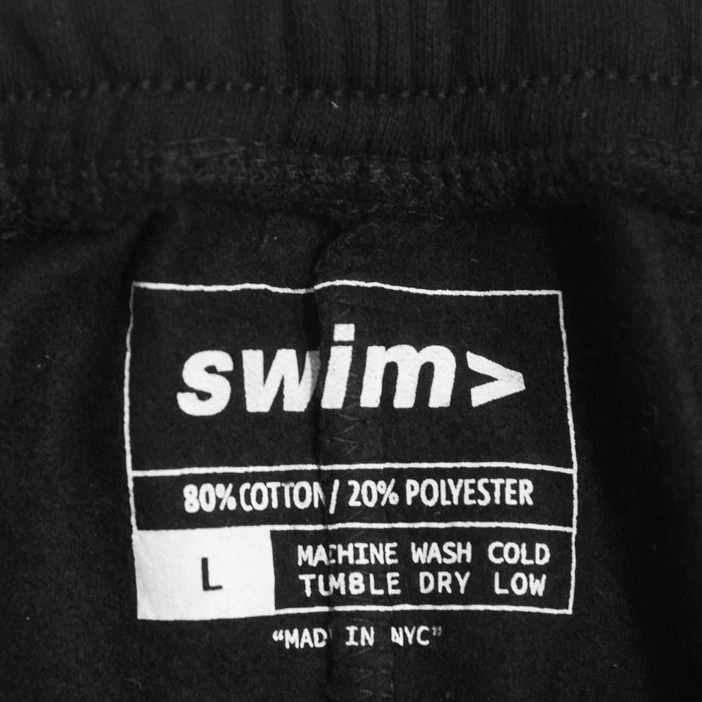 swim> classic black sweatpants