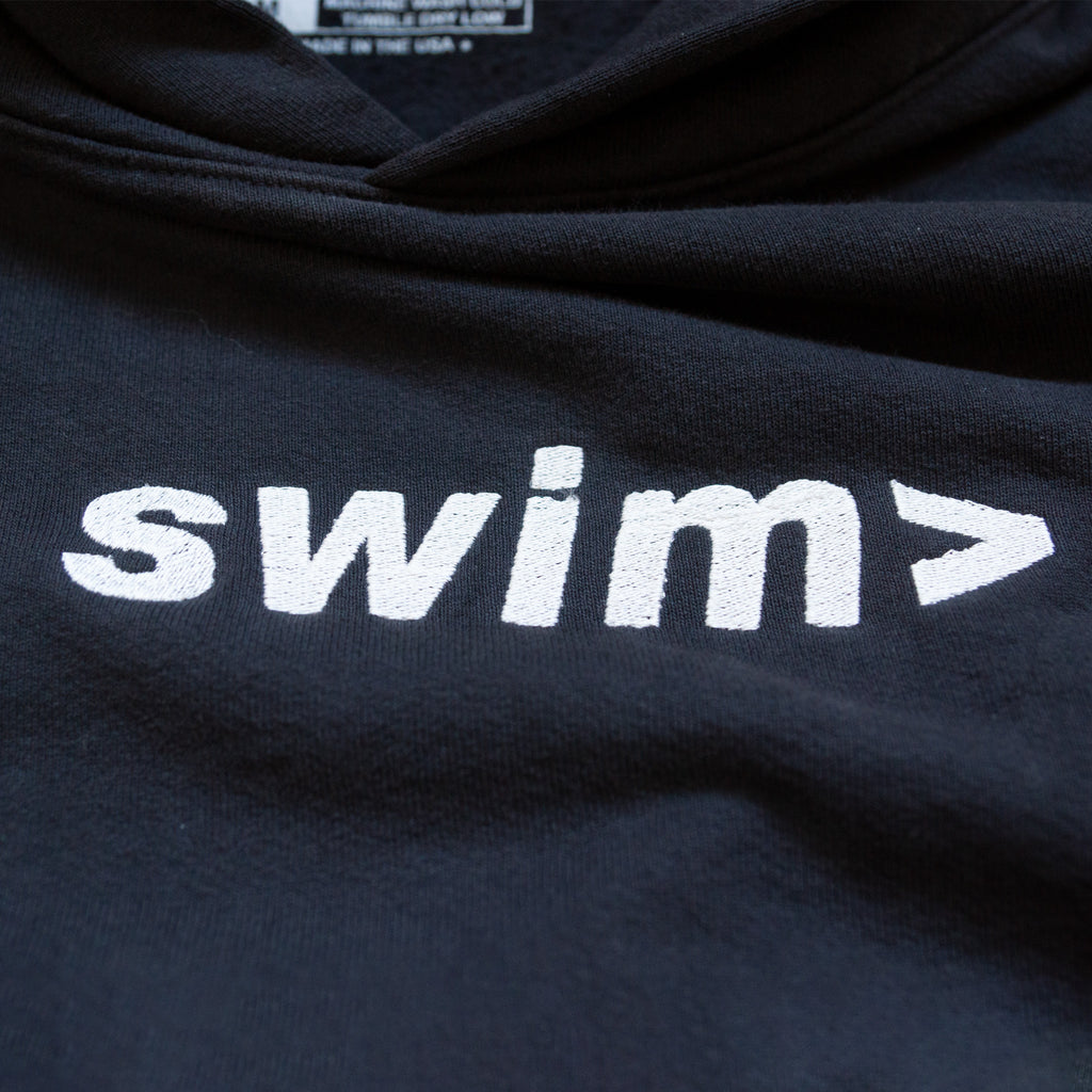 Schwimmen&gt; cremefarbener Kapuzenpullover