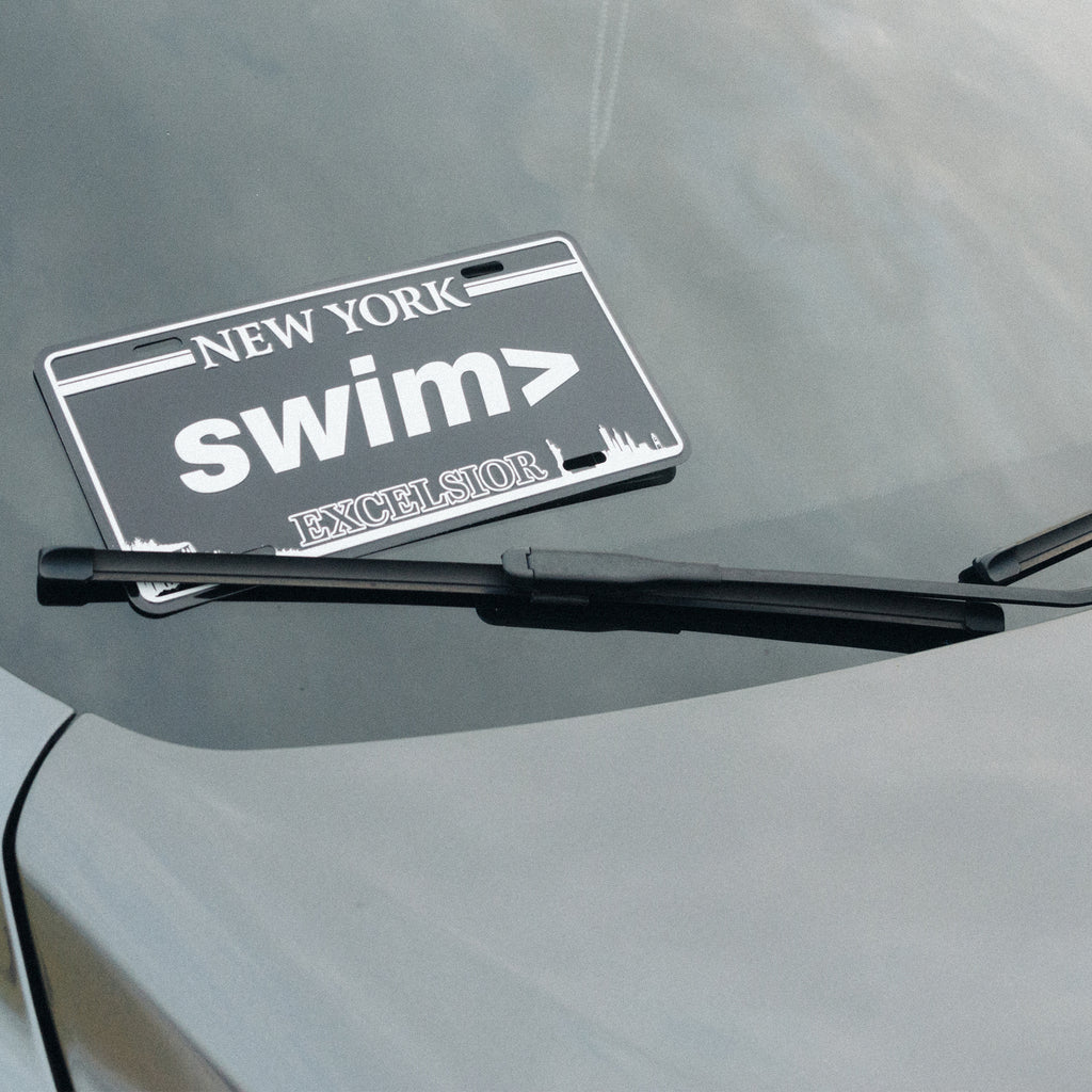 swim> Novelty Plate (NY)